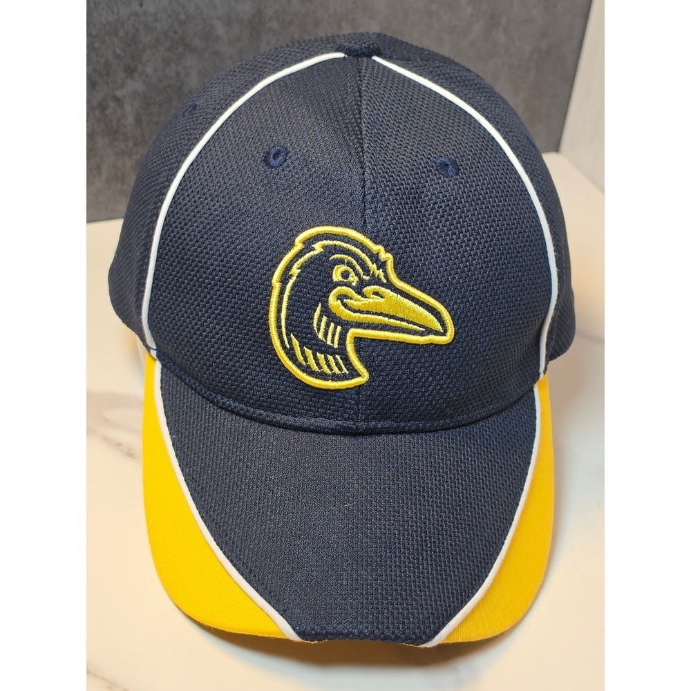 Great Lakes Loons MiLB Baseball‎ Hat Navy Blue Yellow Adjustable Mesh Cap